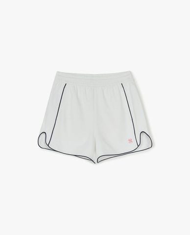  MLB - Quần short nữ ống rộng phối viền 