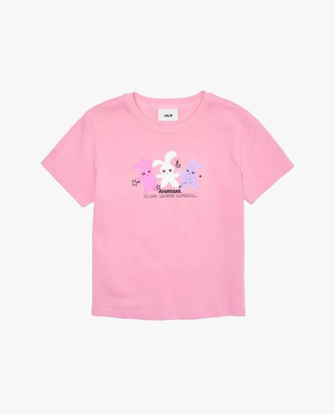 MLB - Áo thun nữ cổ tròn tay ngắn Small Bunny