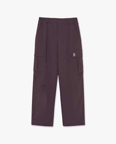  MLB - Quần dài unisex ống rộng Cotton Touch Diagonal 