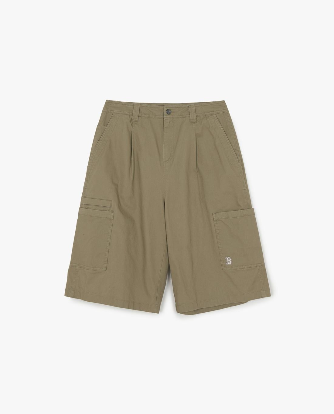 MLB - Quần short unisex ống rộng phối túi hộp