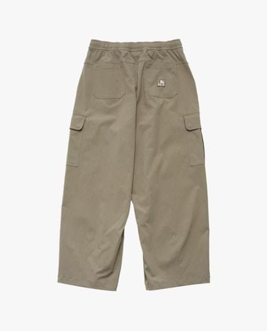  MLB - Quần dài unisex ống rộng túi hộp phối dây rút 