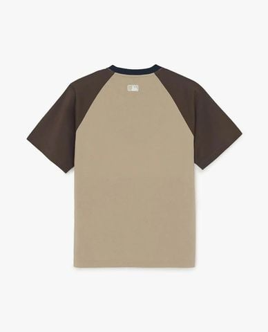  MLB - Áo thun unisex cổ tròn tay ngắn Vintage Color Block 