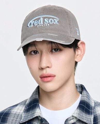  MLB - Nón bóng chày unisex Vintage Damage Curve Logo 