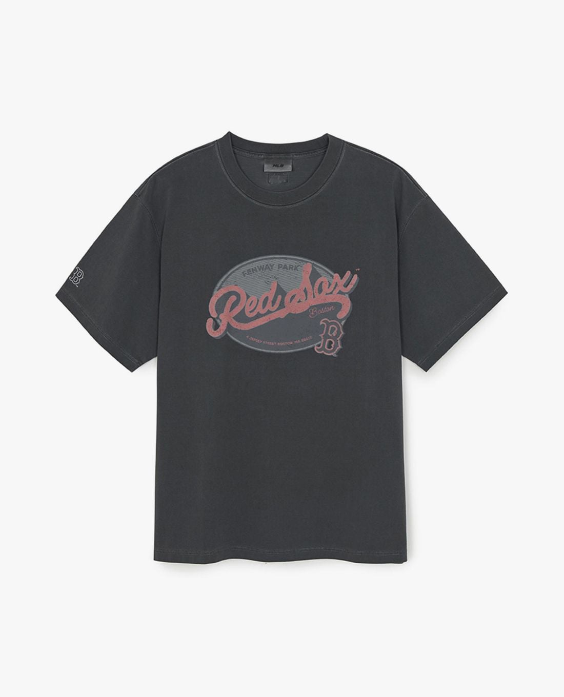 MLB - Áo thun unisex cổ tròn tay ngắn Vintage
