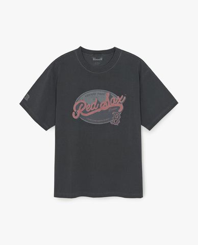  MLB - Áo thun unisex cổ tròn tay ngắn Vintage 