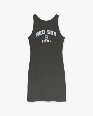  MLB - Đầm sát nách mini cổ tròn Varsity Vintage 