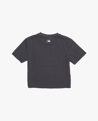  MLB - Áo croptop nữ cổ tròn tay ngắn 