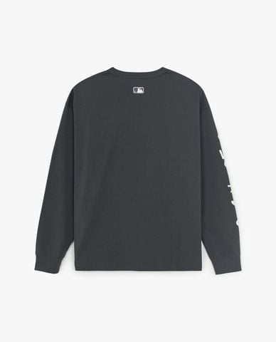  MLB - Áo sweatshirt unisex cổ tròn Basic Street Logo 