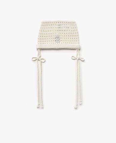  MLB - Nón len unisex tai mèo thắt nơ Summer 
