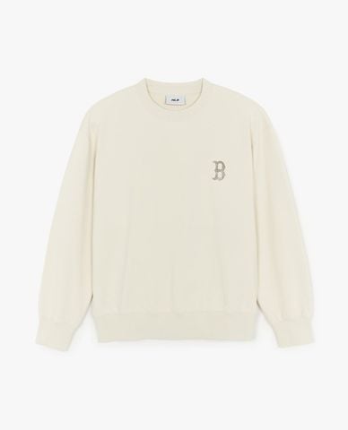 MLB - Áo sweatshirt unisex cổ tròn tay dài Basic Street Megalogo 
