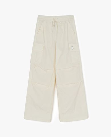  MLB - Quần nữ ống rộng lưng thun Gorpcore 