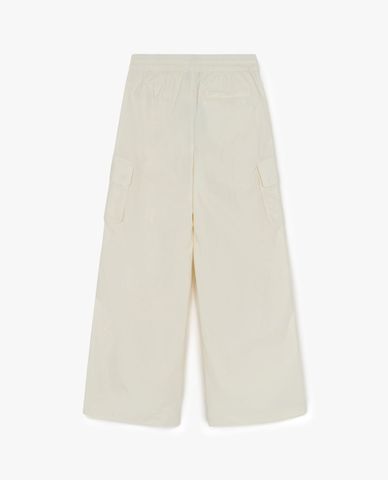  MLB - Quần nữ ống rộng lưng thun Gorpcore 