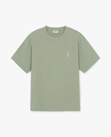  MLB - Áo thun unisex cổ tròn tay ngắn Basic 