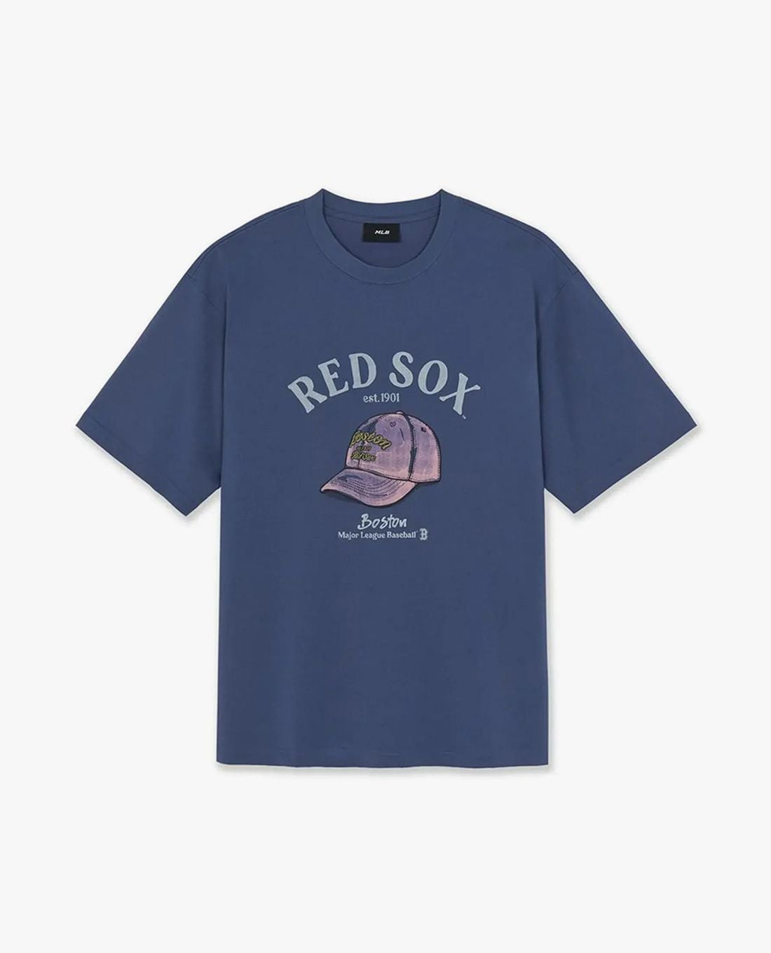 MLB - Áo thun unisex cổ tròn tay ngắn Drawing Graphic