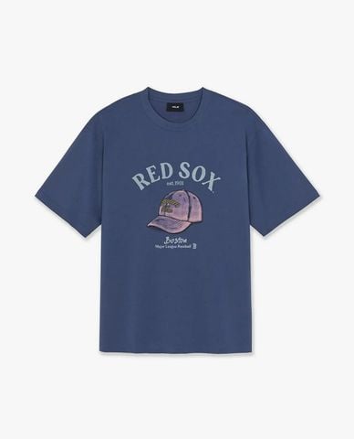  MLB - Áo thun unisex cổ tròn tay ngắn Drawing Graphic 