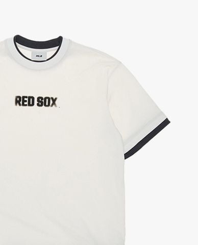  MLB - Áo thun unisex cổ tròn tay ngắn Varsity 