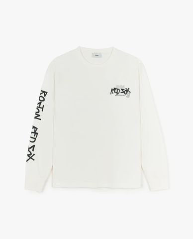  MLB - Áo sweatshirt unisex cổ tròn Basic Street Logo 