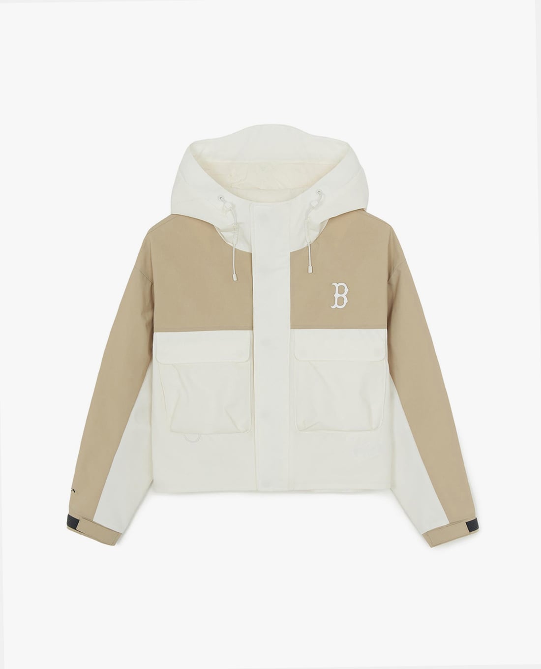 MLB - Áo khoác gió nữ phối mũ Gorpcore