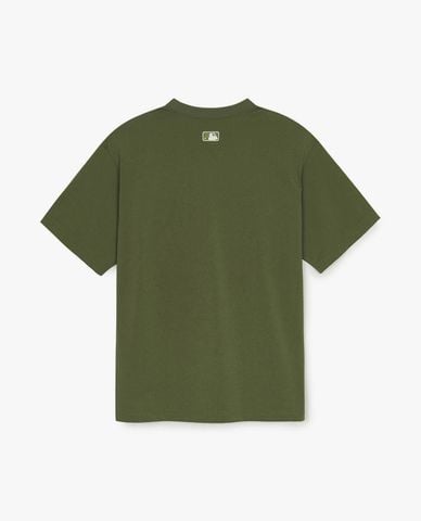  MLB - Áo thun unisex Varsity Vintage Graphic Overfit 
