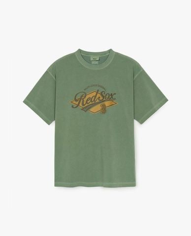  MLB - Áo thun unisex cổ tròn tay ngắn Varsity Vintage 