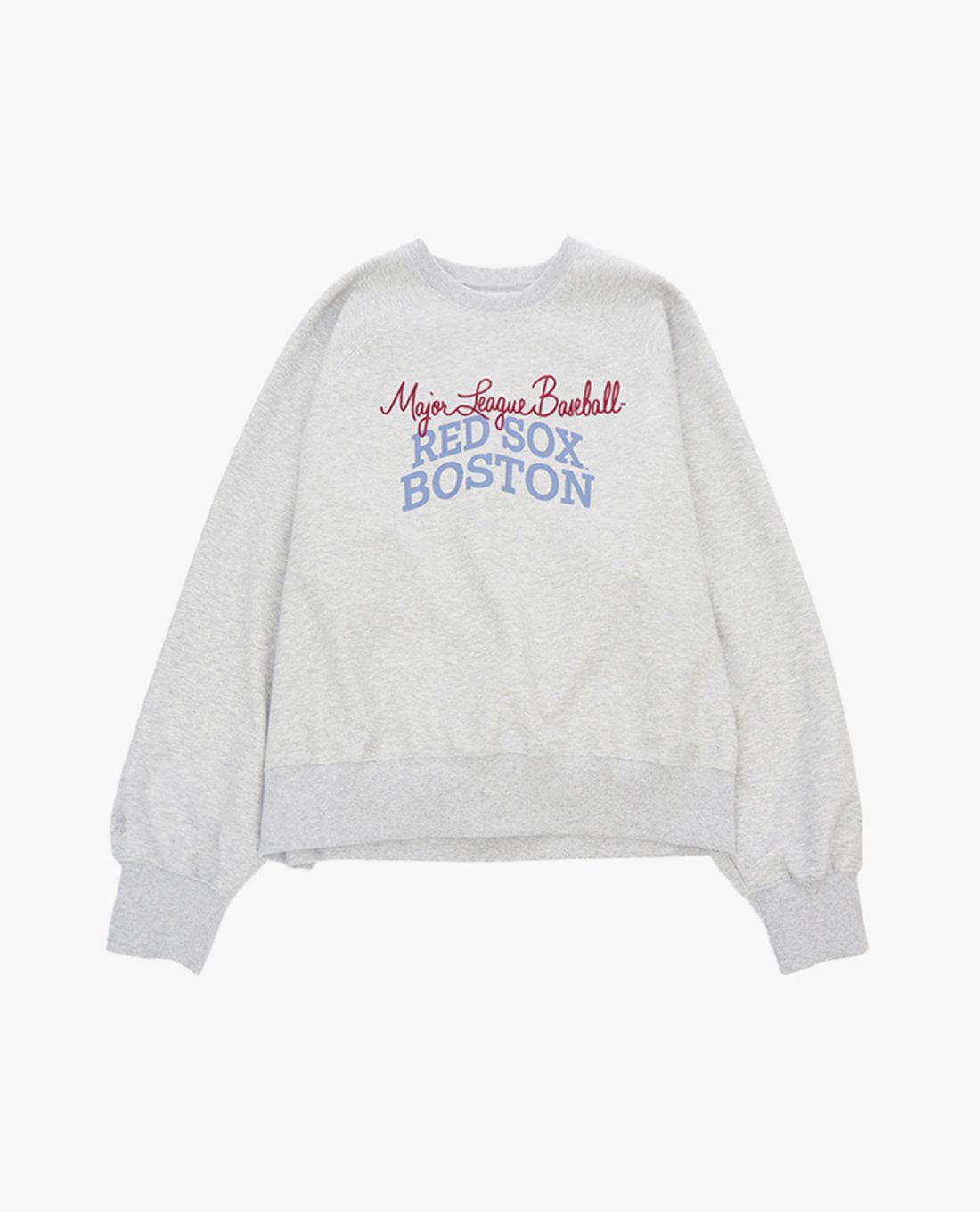 MLB - Áo sweatshirt unisex cổ tròn tay dài in chữ