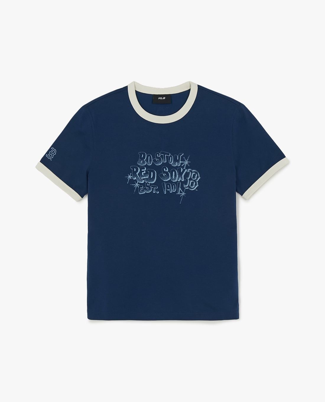 MLB - Áo thun unisex cổ tròn tay ngắn Letter Graphic