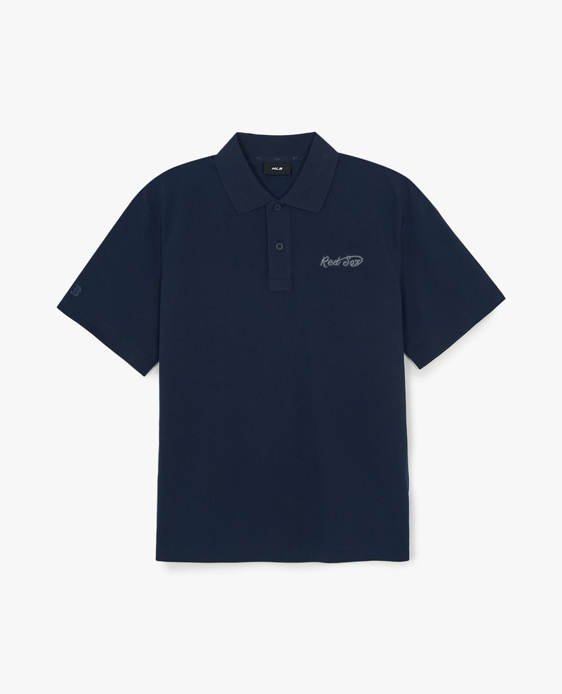 MLB - Áo polo unisex cổ bẻ tay ngắn Varsity Small Cursive