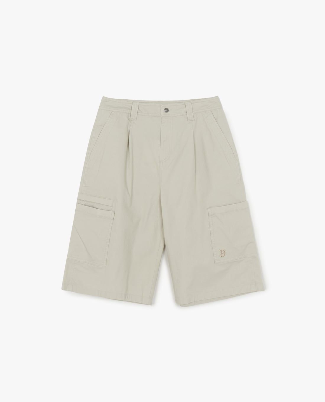 MLB - Quần short unisex ống rộng phối túi hộp