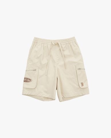 MLB - Quần short unisex ống rộng phối dây rút 