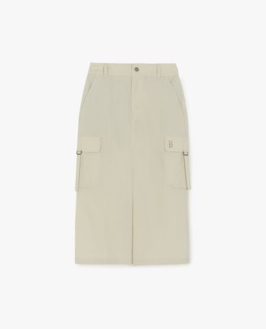  MLB - Chân váy phom suông midi Vintage 