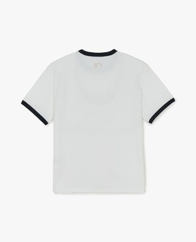  MLB - Áo thun unisex cổ tròn tay ngắn Letter Graphic 