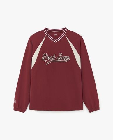  MLB - Áo sweatshirt unisex cổ V tay dài Varsity Sportive 
