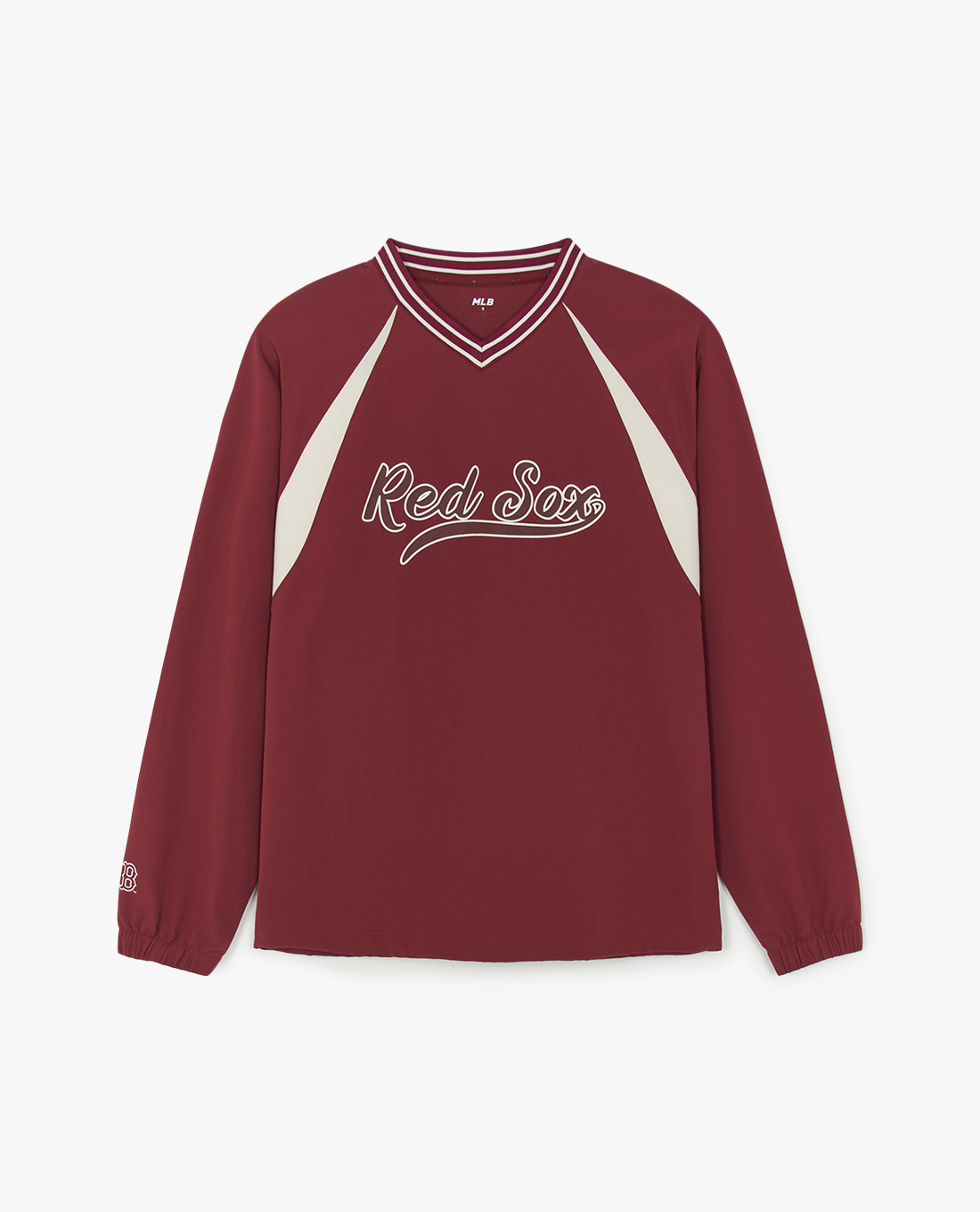 MLB - Áo sweatshirt unisex cổ V tay dài Varsity Sportive