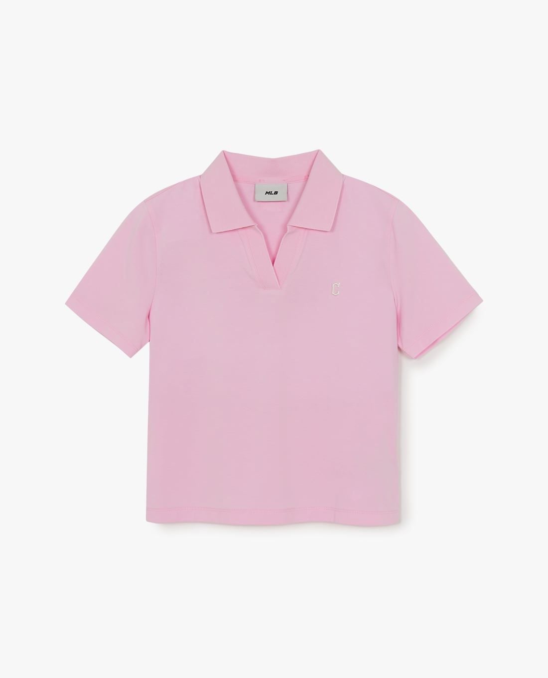 MLB - Áo polo nữ cổ bẻ tay ngắn Basic