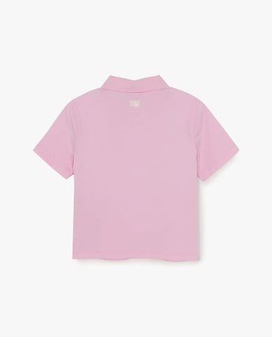  MLB - Áo polo nữ cổ bẻ tay ngắn Basic 