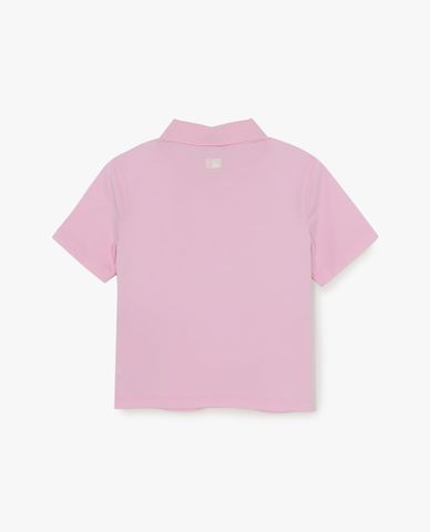  MLB - Áo polo nữ cổ bẻ tay ngắn Basic 