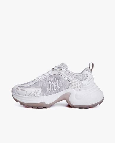  MLB - Giày sneakers unisex cổ thấp XLG Chunky Denim Monogram 