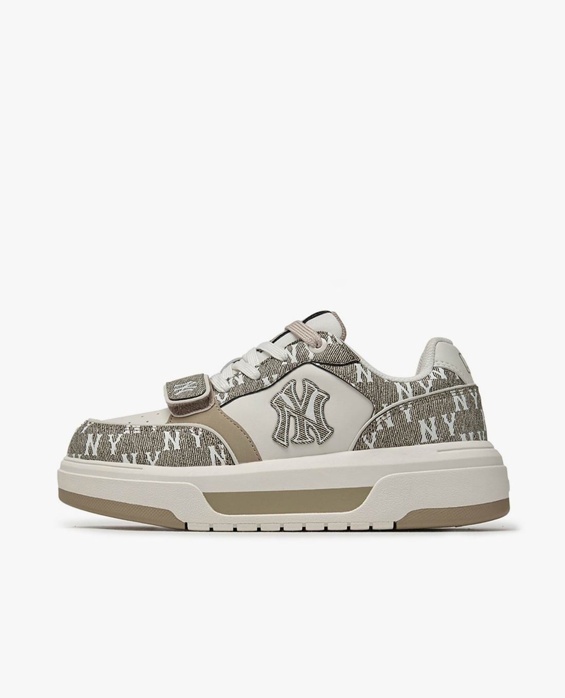 MLB - Giày sneakers unisex cổ thấp Chunky Liner Denim Monogram