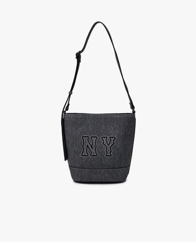  MLB - Túi đeo vai nữ Denim Coopers Mega 