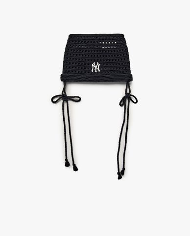  MLB - Nón len unisex tai mèo thắt nơ Summer 
