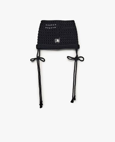  MLB - Nón len unisex tai mèo thắt nơ Summer 