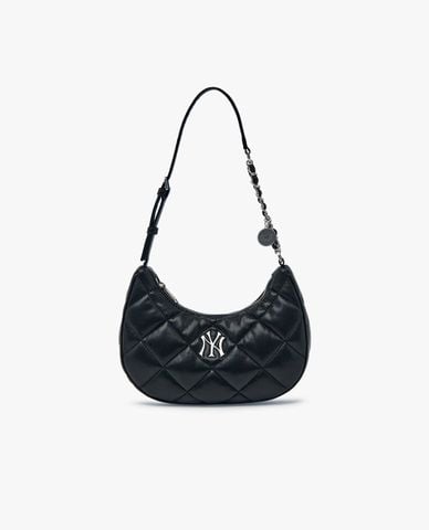  MLB - Túi đeo vai nữ Basic Quilted PU 