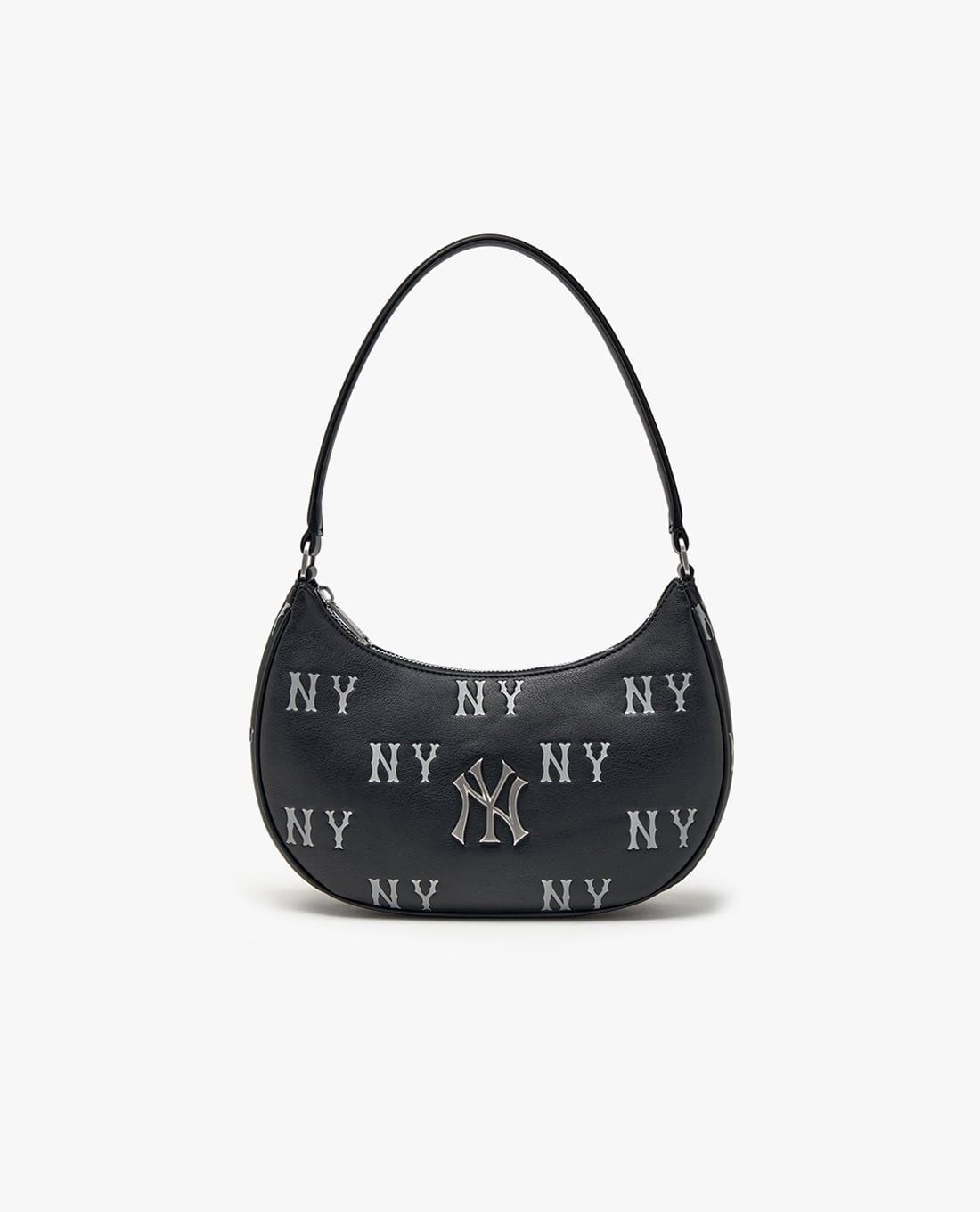 MLB - Túi đeo vai nữ hình bán nguyệt Classic Monogram