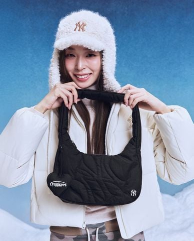  MLB - Túi đeo vai nữ chần bông Basic Sportive 