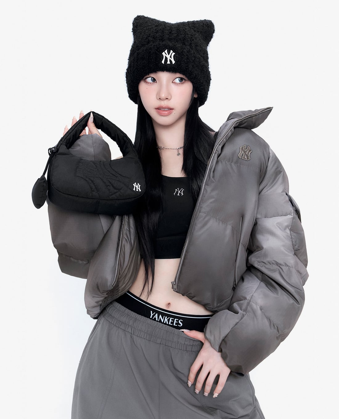 MLB - Túi xách nữ chần bông Basic Sportive