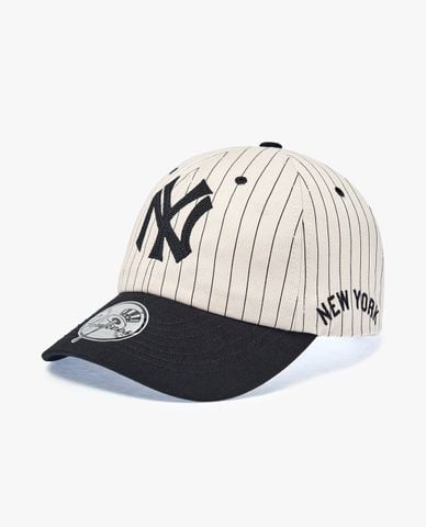  MLB - Nón bóng chày unisex Signature Stripe Unstructured 
