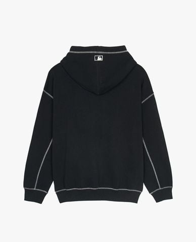  MLB - Áo hoodie unisex tay dài phối mũ Basic Coopers Logo Overfit 