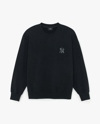  MLB - Áo sweatshirt unisex cổ tròn tay dài Basic Street Megalogo 