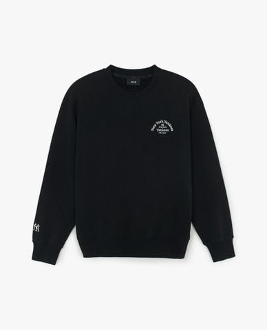  MLB - Áo sweatshirt unisex cổ tròn Basic Vintage Small Lettering 