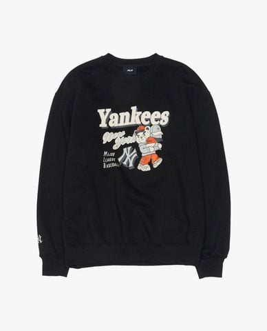  MLB - Áo sweatshirt unisex cổ tròn tay dài Mega Bear Series 